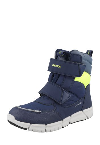 GEOX Stivale  navy / blu colomba / giallo neon