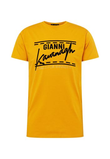 Gianni Kavanagh Maglietta 'Theater'  giallo oro / nero / argento