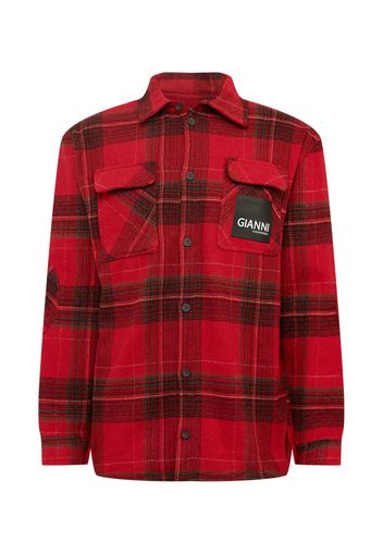 Gianni Kavanagh Camicia  verde scuro / rosso / nero