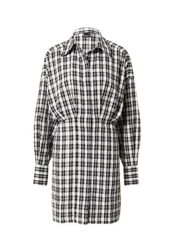 Gina Tricot Abito camicia 'Loana'  nero / bianco