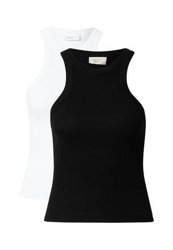 Gina Tricot Top  bianco / nero