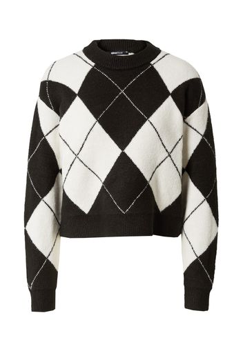 Gina Tricot Pullover 'Matilda'  nero / bianco lana