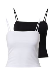 Gina Tricot Top  bianco / nero