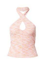 Gina Tricot Top 'Reggie'  bianco / arancione / rosa chiaro