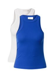 Gina Tricot Top  blu / bianco