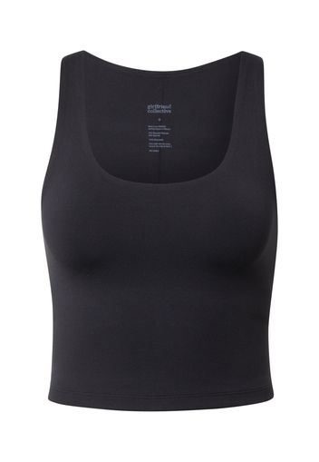 Girlfriend Collective Top sportivo 'LUXE'  nero