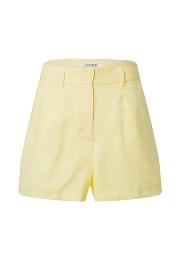 GLAMOROUS Pantaloni  giallo chiaro