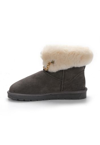 Gooce Boots da neve 'Gertrude'  crema / grigio scuro