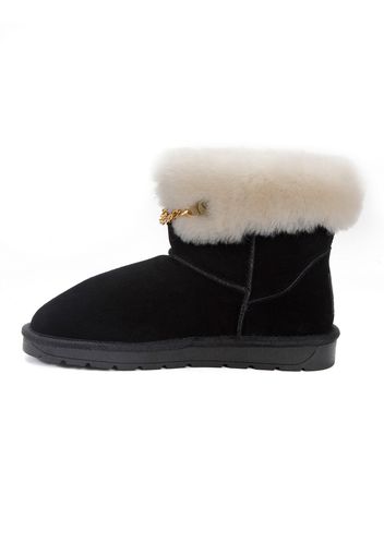 Gooce Boots da neve 'Gertrude'  oro / nero / bianco lana