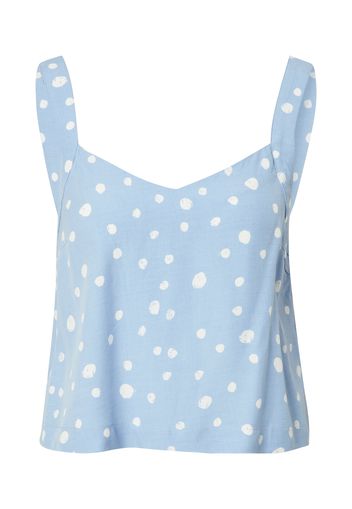 Grace & Mila Top 'ETHEM'  blu chiaro / bianco