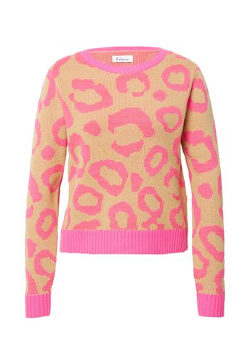 Grace Pullover  canna / rosa neon