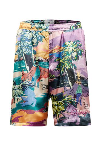 Grimey Pantaloni 'OCEAN GATEWAYS'  lilla / blu notte / arancione / oliva / blu