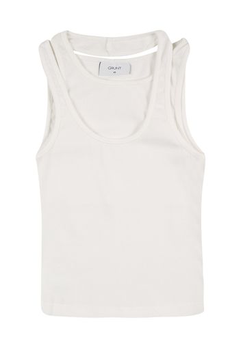 GRUNT Top 'Lyng'  bianco