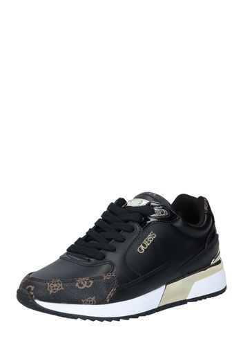 GUESS Sneaker bassa  marrone / nero