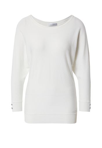 GUESS Pullover 'ADELE'  bianco / argento