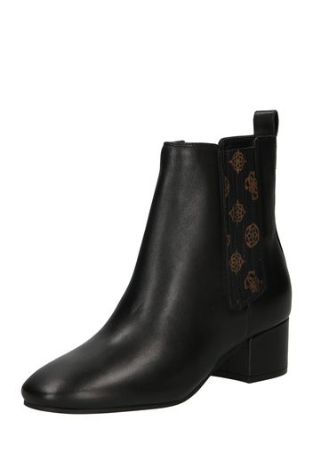 GUESS Ankle boots 'Safia'  nero / marrone chiaro