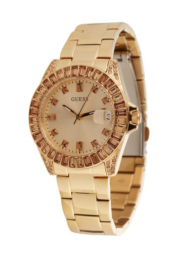 GUESS Orologio analogico 'BAGUETTE'  champagne / oro