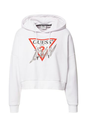 GUESS Felpa  rosso / nero / bianco