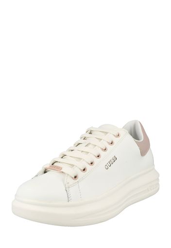 GUESS Sneaker bassa 'Salerno'  oro / rosa pastello / bianco