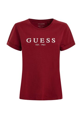 GUESS Maglietta  rosso / bianco