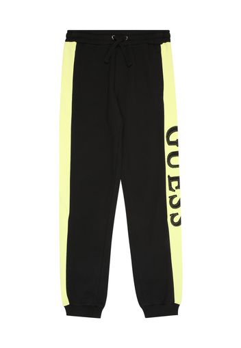 GUESS Pantaloni  giallo chiaro / nero