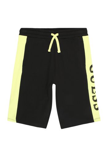 GUESS Pantaloni  giallo chiaro / nero