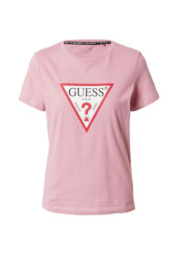 GUESS Maglietta  rosa chiaro / rosso / nero / bianco