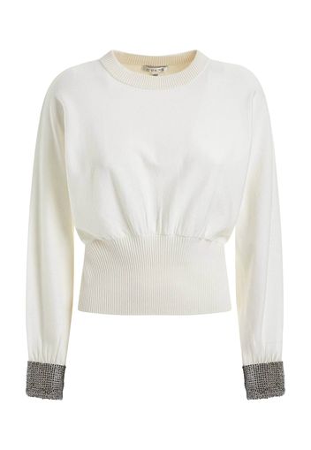 GUESS Pullover  grigio / bianco