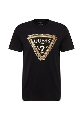 GUESS Maglietta  oro / nero