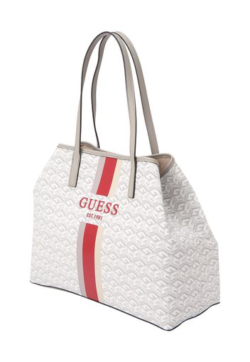 GUESS Shopper  grigio / rosso / bianco