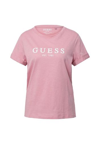 GUESS Maglietta  rosa / bianco