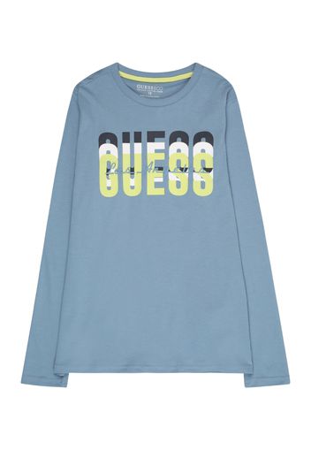 GUESS Maglietta  blu fumo / blu scuro / verde chiaro / offwhite