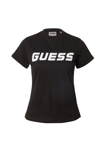 GUESS Maglietta 'ESTHER T-SHIRT'  nero / bianco