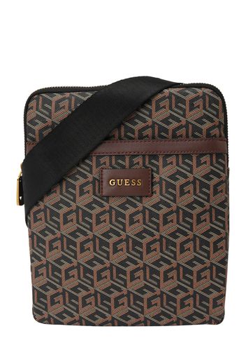 GUESS Borsa a tracolla 'EDERLO'  beige / caramello / nero