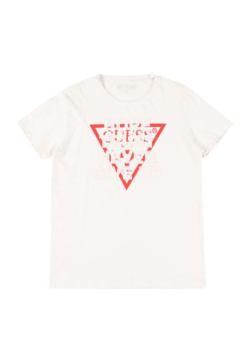 GUESS Maglietta  rosso / bianco