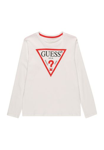 GUESS Maglietta  rosso / nero / bianco