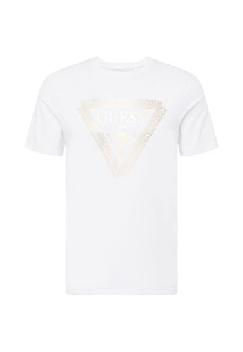 GUESS Maglietta  oro / bianco