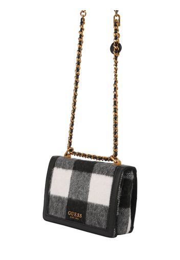 GUESS Borsa a tracolla 'ABEY'  nero / bianco