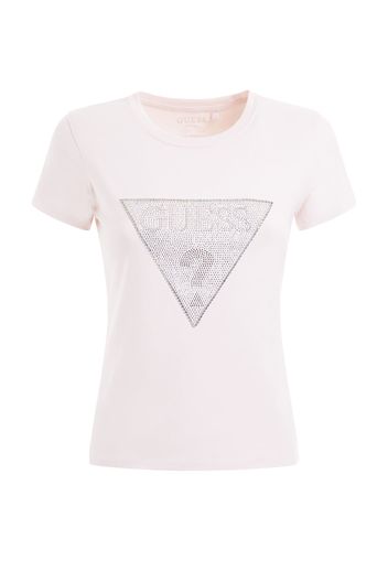 GUESS Maglietta  rosa / argento