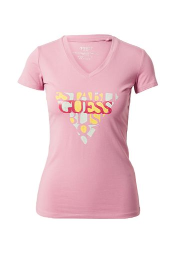 GUESS Maglietta 'AMALIA'  giallo / rosa / rosso / offwhite