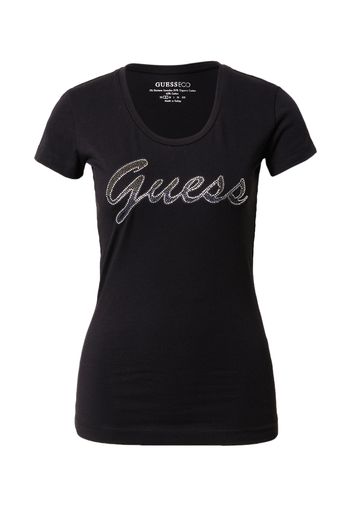 GUESS Maglietta  blu / nero / argento