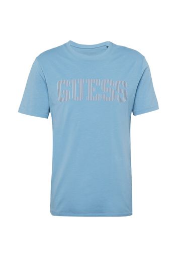 GUESS Maglietta 'ERMAK'  blu chiaro / rosso / bianco