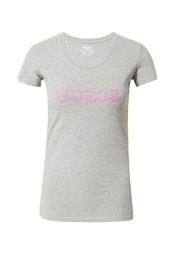 GUESS Maglietta  grigio / rosa