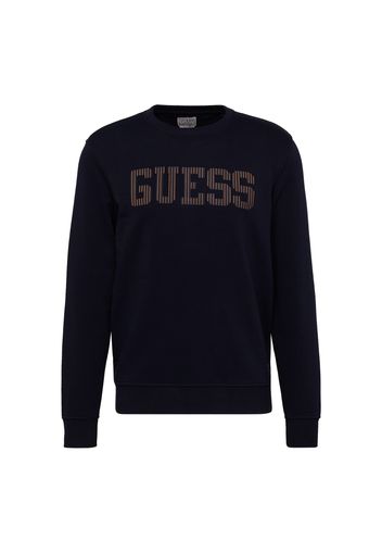 GUESS Felpa  camoscio / blu notte