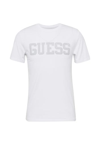 GUESS Maglietta  grigio / bianco