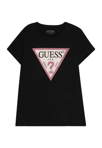 GUESS Maglietta  beige / cioccolato / rosa chiaro / nero