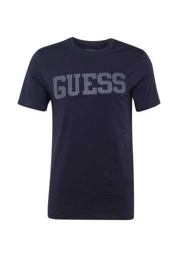 GUESS Maglietta 'ERMAK'  navy / blu colomba / bianco