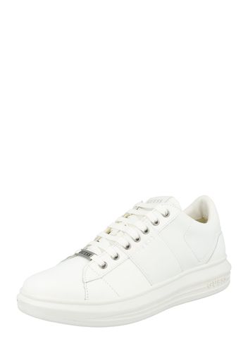 GUESS Sneaker bassa 'VIBO'  grigio argento / bianco