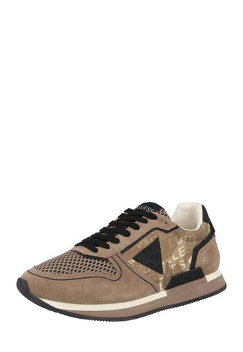 GUESS Sneaker bassa 'POTENZA'  marrone / nero / bianco