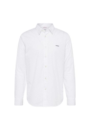 GUESS Camicia  grigio / nero / bianco